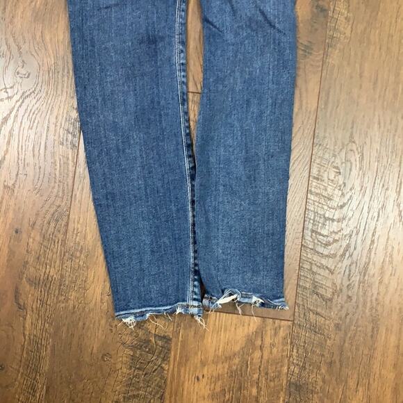 ASOS Skinny Distressed Patched Hi-Rise Jeans - Picture 6 of 6